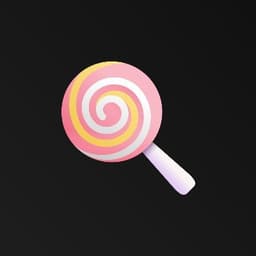 Candy AI lollipop logo mark